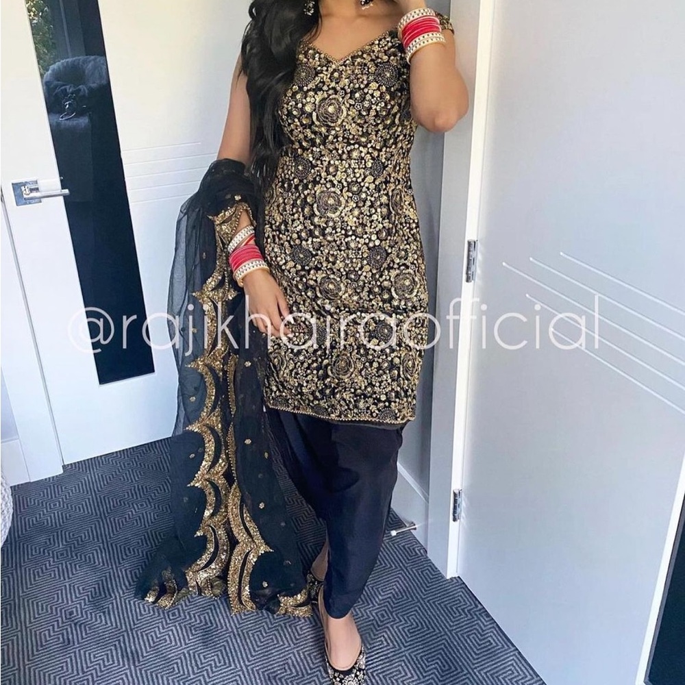 Mint Dhoti salwar suit Indian Punjabi